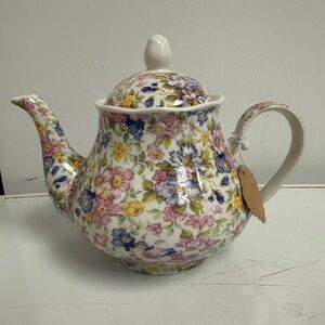 Kent Pottery Ashley Grace Collection Tea Pot With Flowers